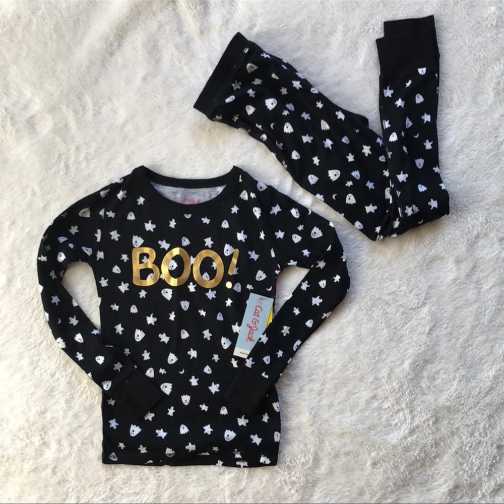 Cat & Jack Halloween “BOO” Pajama Set